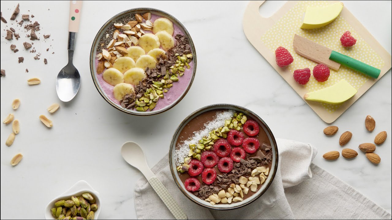 Desayuno rápido: yogur con frutas y semillas